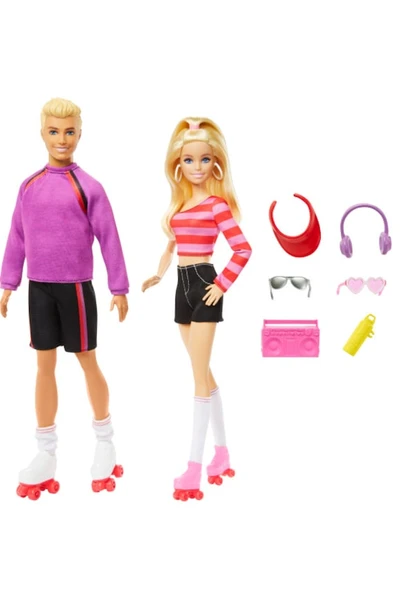 Barbie Ken 65. Yıl 2'li Parti Bebekleri HXK90 Lisanslı Ürün - 6