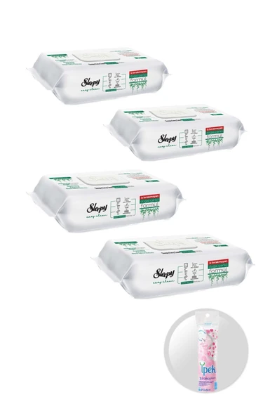 sleepyeasy clean yüzey temizlik havlusu 100 lü 4 paket (400 yaprak) ipek makyaj temizlik pedi hediye