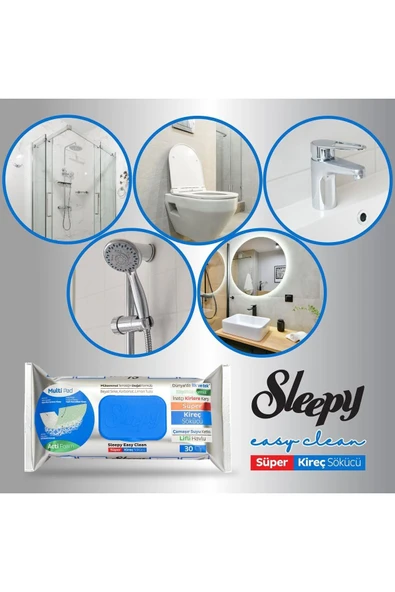 Easy Clean Süper Yağ Çözücü&Kireç Sökücü Havlu Karma Paket 4X30 (120 Yaprak) - 6