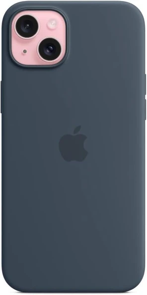 iPhone 15 Plus MagSafe Özellikli Silikon Fırtına Mavisi Kılıf MT123ZM/A