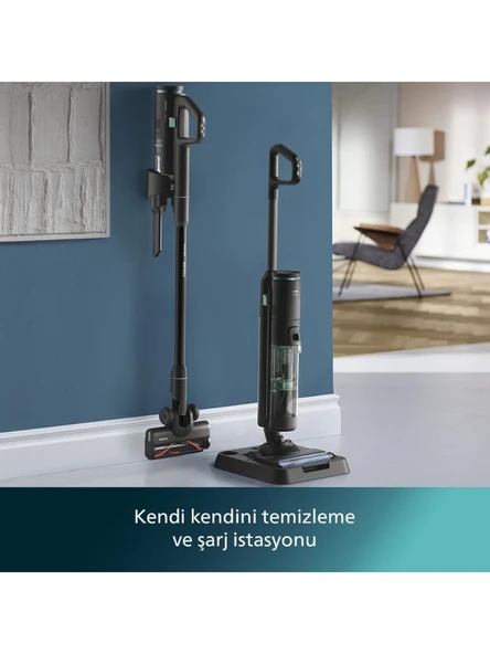 Philips 7000 Serisi AquaTrio XW7263/11 Islak Kuru Şarjlı Dikey Süpürge - 4