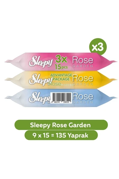 Rose Garden Seyahat Cep Mendili 9x15 - 1
