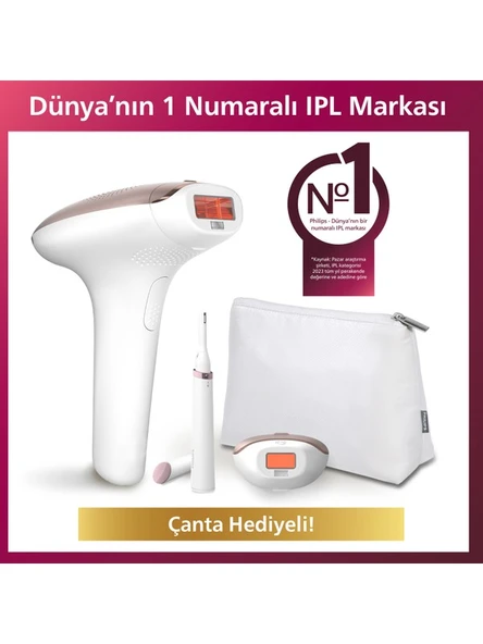 Philips Lumea BRI921/00 Lazer Epilasyon IPL Tüy Alma Cihazı+Kaş Düzeltici,Yüz+Vücut+Hassas Bölge Kullanımı ürün görseli