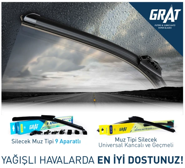 GRAT - OPEL MERIVA - ÖN MUZ SİLECEK TAKIMI - 700+580mm - 1272032 - 2