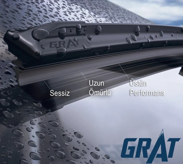 GRAT - CITROEN JUMPY PEUGEOT EXPERT TRAVELLER JUMPER - ÖN MUZ SİLECEK TAKIMI - 650+500mm - 4