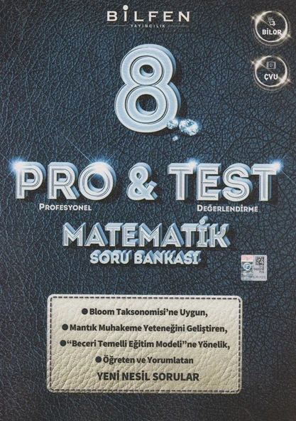 Bilfen Yayıncılık  8. Sınıf Matematik ProTest Soru Bankası
