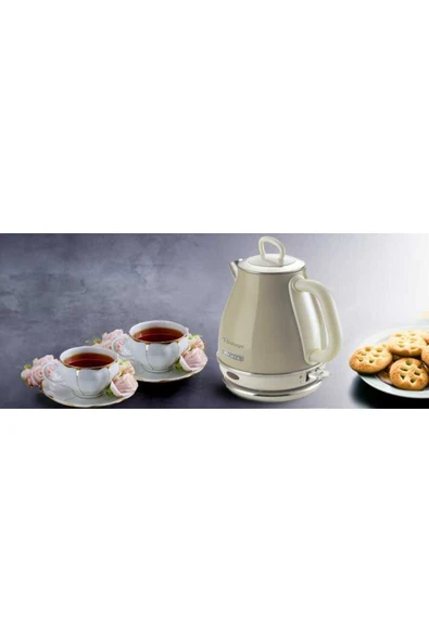 Vintage 1L Su Isıtıcı - Bej - 2