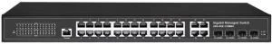 Longline 24 PORT FULL GIGABIT MANAGED SWITCH +4GE+ 4 SFP SLOTS