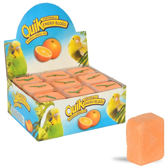 Quik Enerji Bloğu portakal aromalı 1 adet