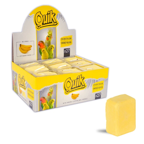 Quik Enerji Bloğu 1 ADET MUZ AROMALI