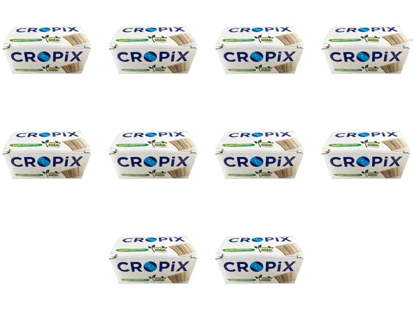 Cropix Tahta Ahşap Bambu Doğal Çay Kahve Karıştırıcı Çubuk Kaşık - 10.5 Cm. - 400 Adetlik 10 Paket
