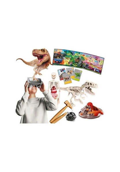 Clementoni Bilim ve Oyun Dünyadaki Yaşamın Tarihi 64839 Lisanslı Ürün - Resim 6