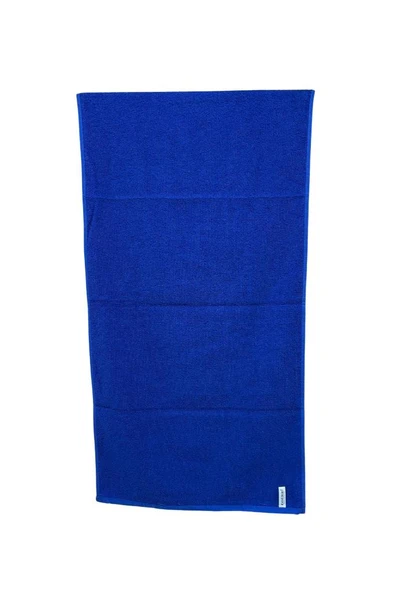 Kuaförler İçin Yüksek Emici A Kalite Baş Havlusu 90x50 cm Mavi - 3