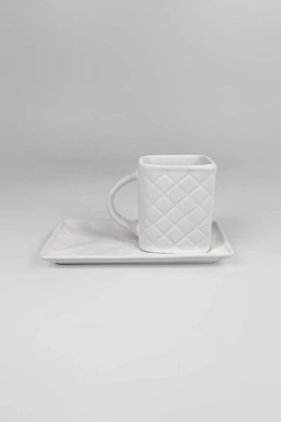 Çanta Fincan - Seramik Bisküvi (Ham Ürün) - 2