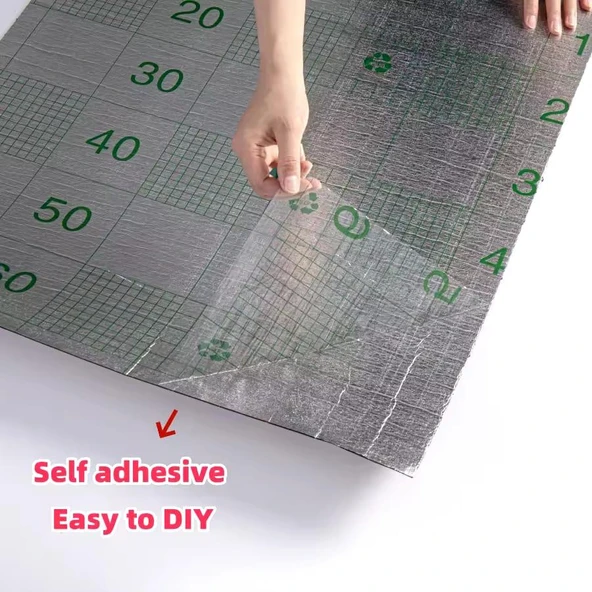 Renkli Duvarlar 60cm x 280cm 1 Adet Kendinden Yapışkanlı Koyu Kahverengi Lambiri Desenli Duvar Paneli Kağıdı GS8005 - Resim 6