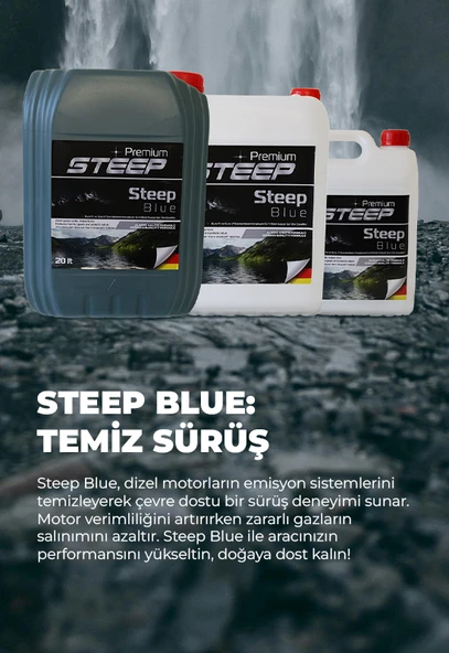 STEEP BLUE 5 LT AUS32 Üre Solüsyonu Euro4/Euro5/Euro6 (SCR Sistemi Olan Araçlar İçin) - 3