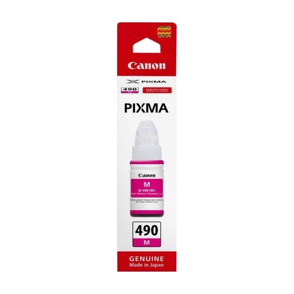 Canon GI-490 Orijinal Kırmızı Mürekkep