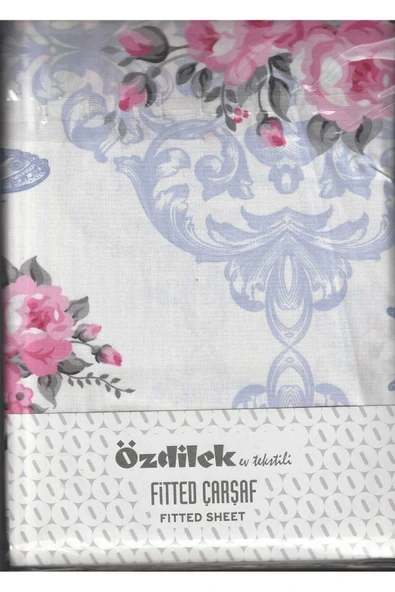 Özdilek Fitted Lastikli Çarşaf Seti Yastıklı Çarşaf  Lıla
