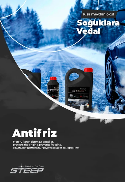 STEEP Coollife Antifriz -37 Derece Mavi 1,5 Lt - 2