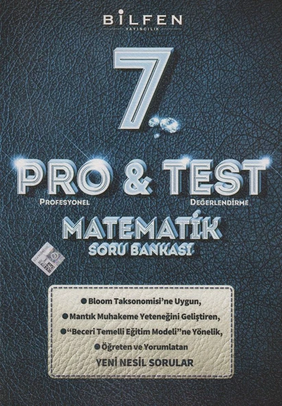 Bilfen Yayıncılık  7. Sınıf Matematik ProTest Soru Bankası