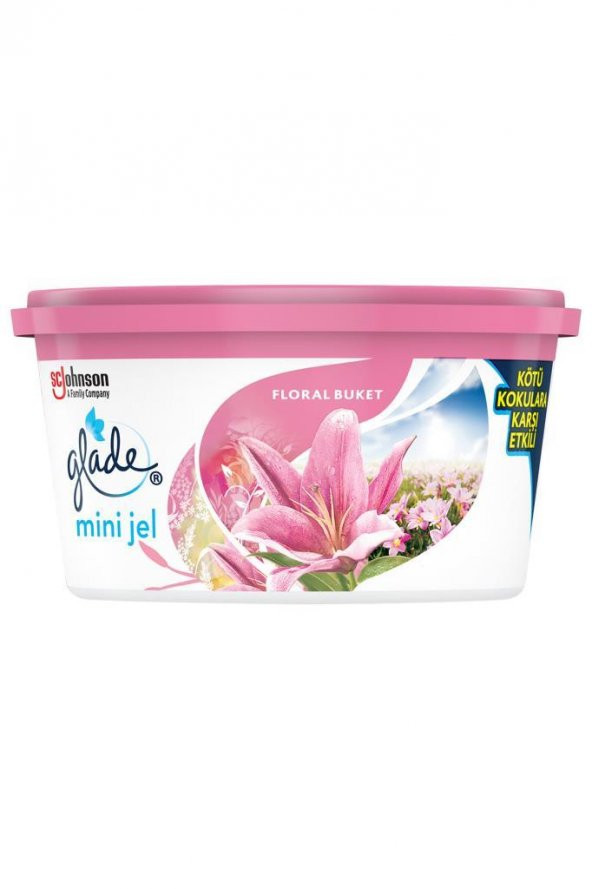 Glade Hava Tazeleyici Jel, Mini Jel, Floral Buket, 70g
