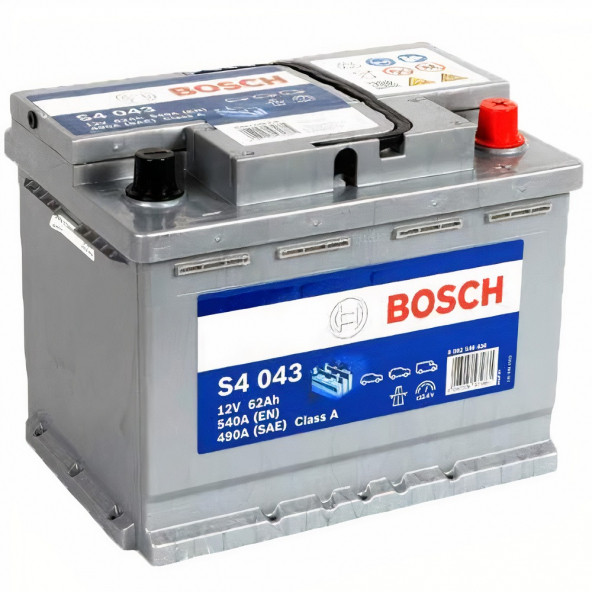 Bosch S4 043 Silver 12 V 62 Ah 540CCA Akü
