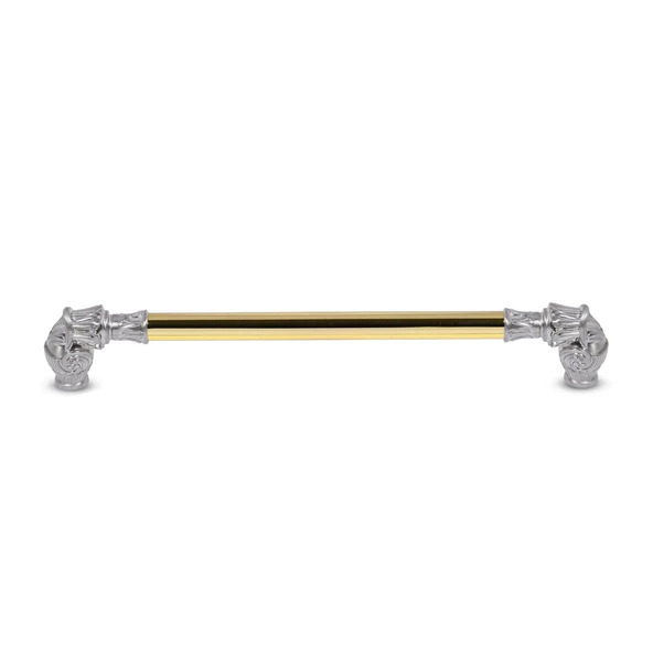 Alyans Çekmece Dolap Dolabı Kapak Kulpu Kulpları Kulbu 224 Mm Gold Rustik Metal Kulp Mobilya Mutfak - 4