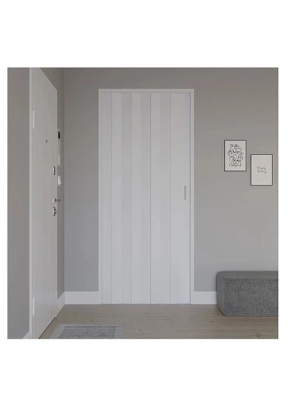 Katlanır Akordiyon Kapı Beyaz 82x203 Cm Ölçülerinde - 3