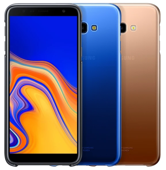 Samsung Galaxy J4+ Plus Gradation Cover Kılıf, Siyah EF-AJ415CBEGWW - Resim 2