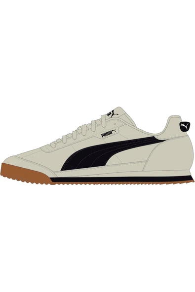 Puma Erkek Turino II SD Sneaker Bej Spor Ayakkabı 39745306 - 6