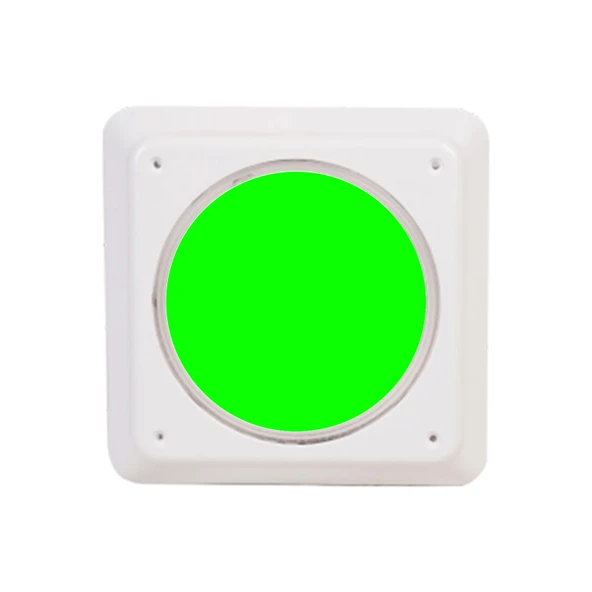 Slim Flat kare Sıva üstü Led Havuz Aydınlatma Ampülü lamba Yeşil 230mm x H33mm 30W