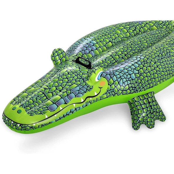 Bestway Şişme Timsah Tutunmalı Deniz Yatağı Plaj Aksesuar Oyuncak - Resim 4