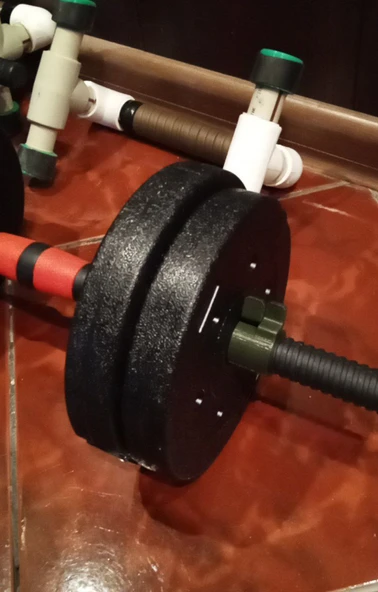 Byr3D Hızlı Açılan Dambıl Kilidi 3D865662 Sadece Plastik Aparattır