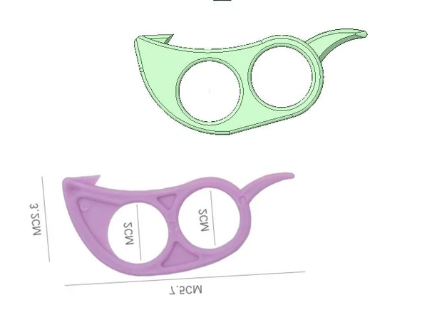 Byr3D Turuncu Açıcı. 3D865597 Sadece Plastik Aparattır