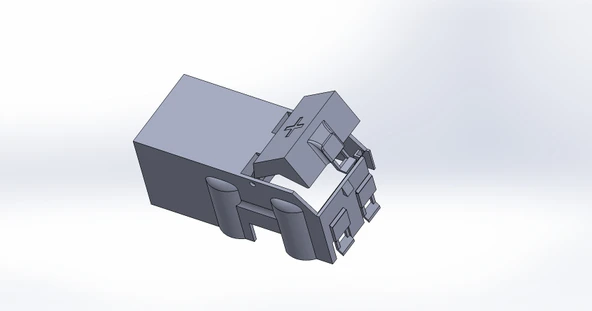 Byr3D Terminal Kapağı + Pil Ford Transit Basitleştirilmiş 3D864309 Sadece Plastik Aparattır - Resim 5