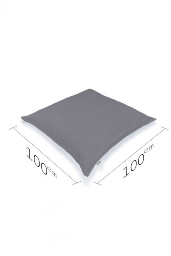 100x100 Plaj Bahçe Iç Ve Dış Mekan Yer Minderi - 4