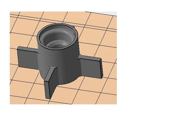 Byr3D Su Pompası Pervanesi Askol M19 30W ( Çamaşır Makinesi) 3D686023 Sadece Plastik Aparattır