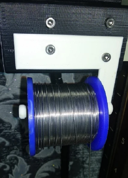 Byr3D Bir Lehim Bobini Veya Başka Bir Şey Için Tutucu. 3D845464 Sadece Plastik Aparattır
