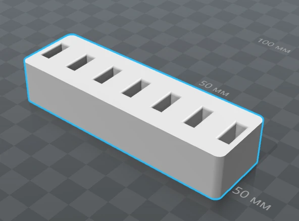 Byr3D Usb Flash Sürücüler Için Stand 3D243428 Sadece Plastik Aparattır - Resim 2
