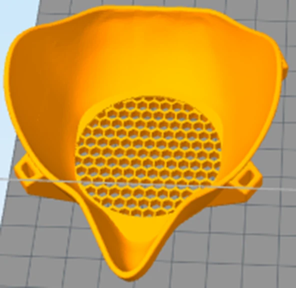 Byr3D Geri Dönüştürülmüş Maske 3D846212 Sadece Plastik Aparattır