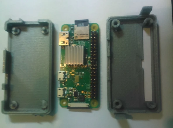 Byr3D Ahududu Pi Sıfır Kılıfı 3D673166 Sadece Plastik Aparattır