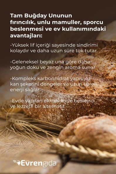 Doğal Tam Buğday Unu 20 Kg - 5