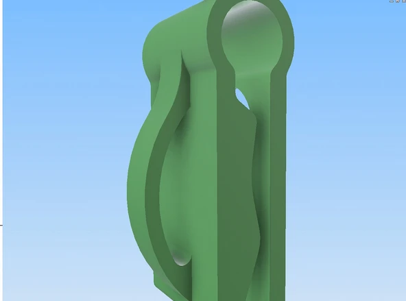 Byr3D Anahtarlar Için Askı (Pantolon, Kemer, Her Yer Için) 3D799218 Sadece Plastik Aparattır
