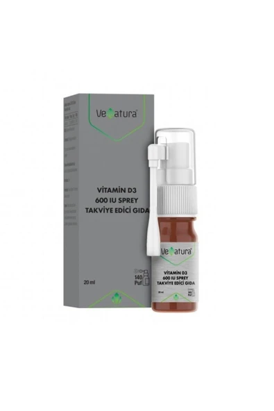 Venatura Vitamin D3 600 IU Sprey 20 Ml