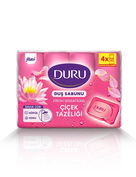 Duru Çiçek Tazeliği 4 Adet Duş Sabunu 600Gr