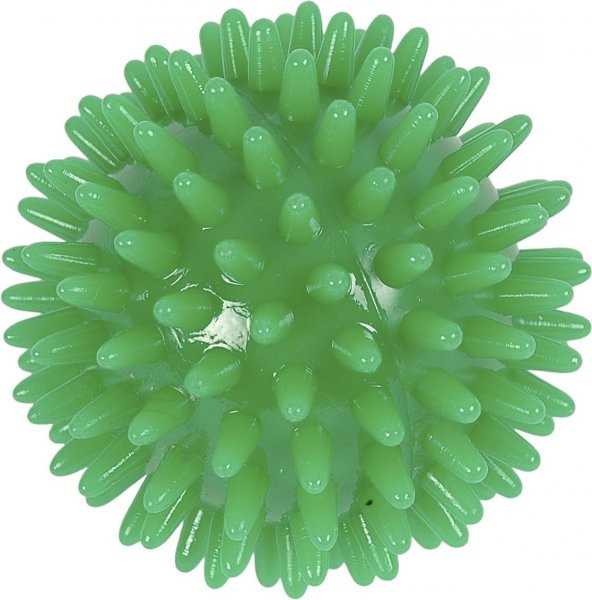 MAXİ EL EGZERSİZ MASAJ VE DUYU TOPU, YEŞİL RENK  7 CM - 2