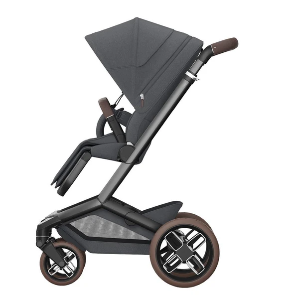 Maxi-Cosi Fame Led Işıklı Entegre Telefon Şarj Üniteli Premium Bebek Arabası Twillic Graphite - 2