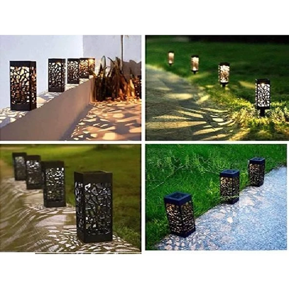Dekoratif Solar Bahçe Aydınlatma Yürüyüş Yolu - Resim 3