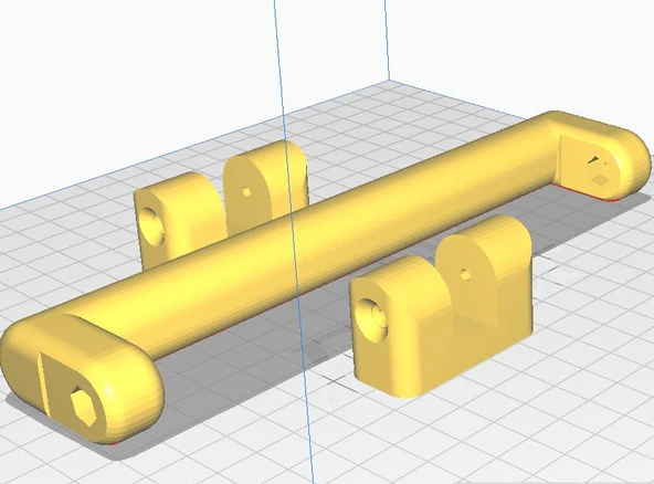 Byr3D Çanta Sapı (Erkek Çantası) 3D840462 Sadece Plastik Aparattır