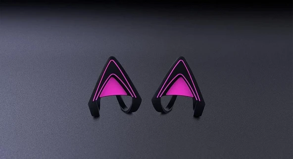 Razer Kitty Ears kedi kulakları Kraken oyun kulaklıkları - Outlet - Resim 5